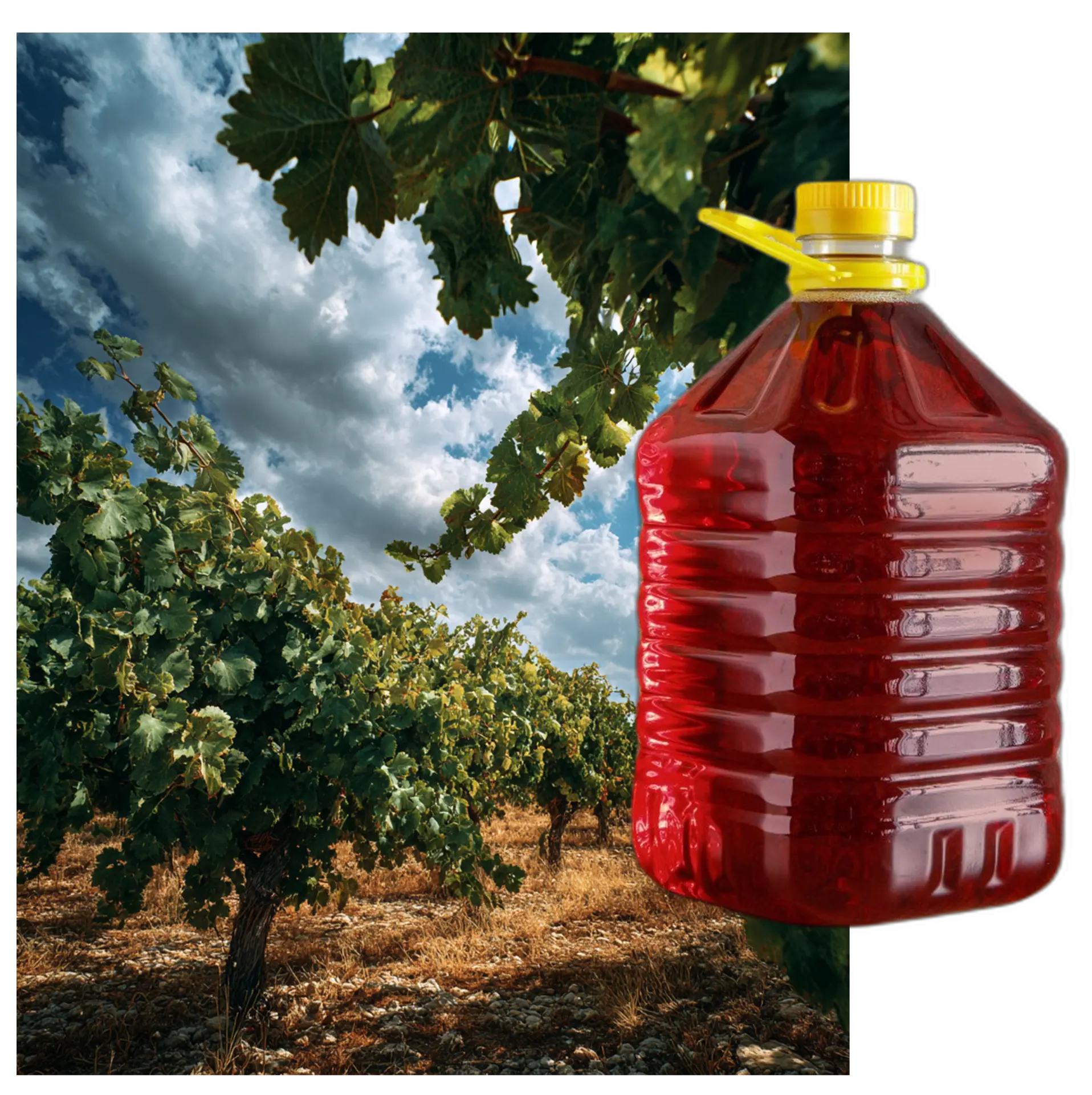 Tanica di vino sfuso rosso pugliese